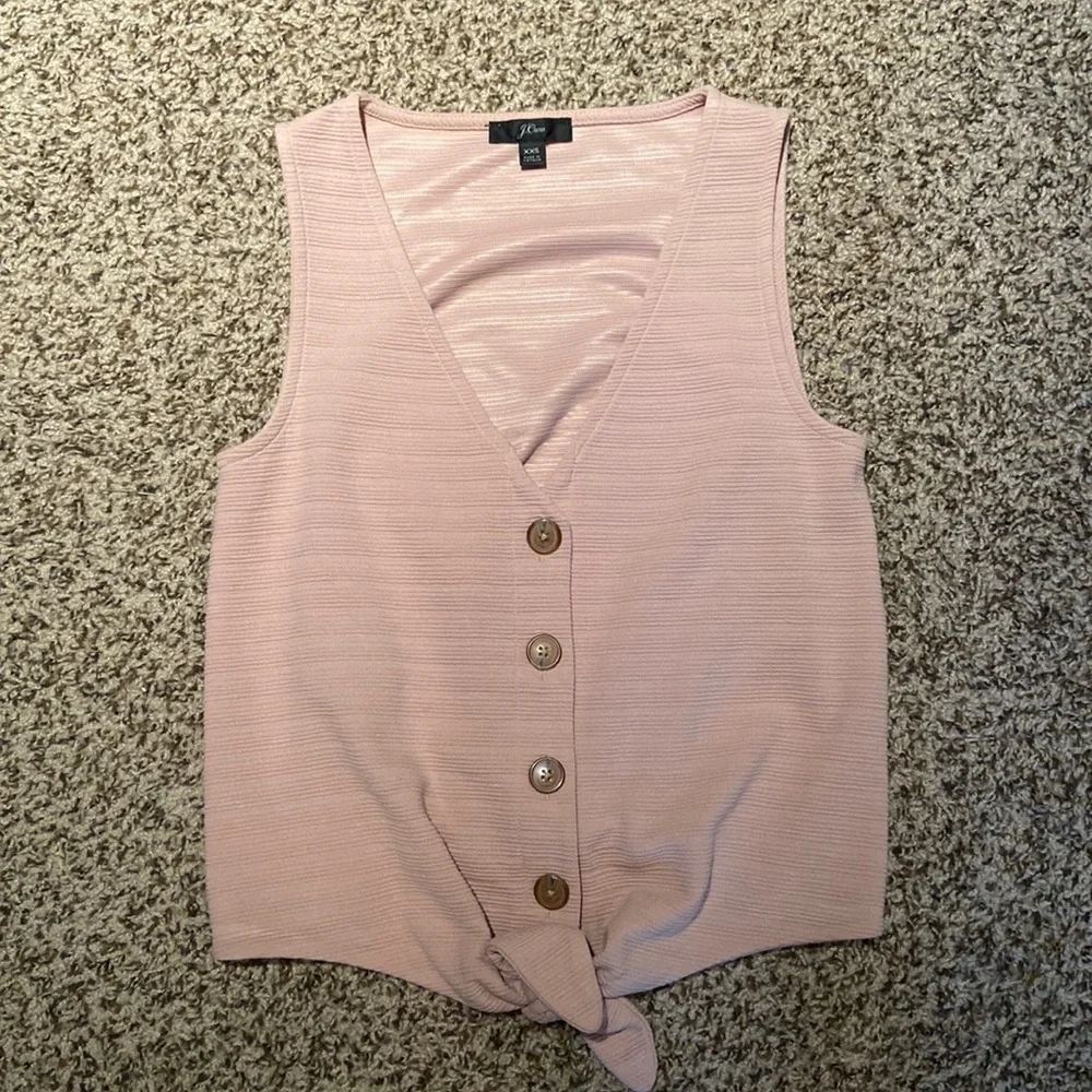 NWOT J. Crew Vest Top, XXS - Picture 1 of 4